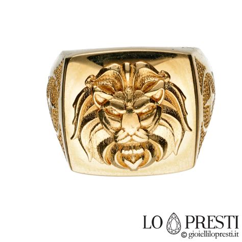 versace anello uomo leone|Amazon.it: Anelli Versace Uomo.